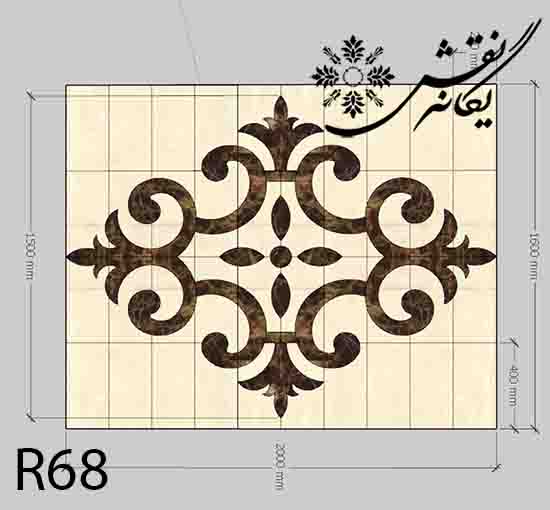 سنگ های طرح دار برای کف سالن 